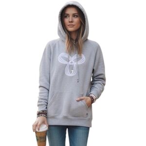 Aritzia TNA Baltic Hoodie Y2K Fleece Lined Womens L Active Athleisure Workout